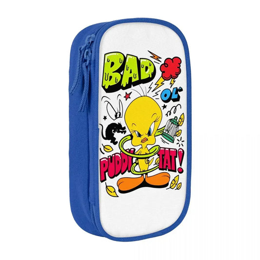 Space Jam "Stay Crazy" Pencil Case – Classic Storage Bag for Kids